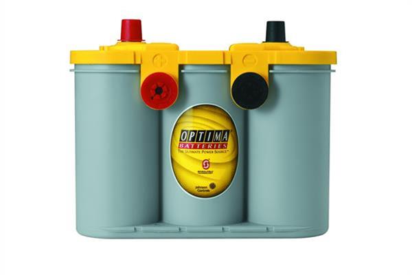 Battery, Yellow Top, 12 V, Deep Cycle, 750 Cold Cranking Amps, Top/Side Post, BCI Group 34/78