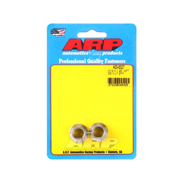 ARP M12 x 1.25 M14 WR 12pt Nut Kit - 2 Pack
