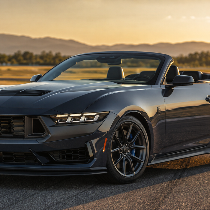 2027 Ford Mustang Dark Horse SC convertible performance article hero