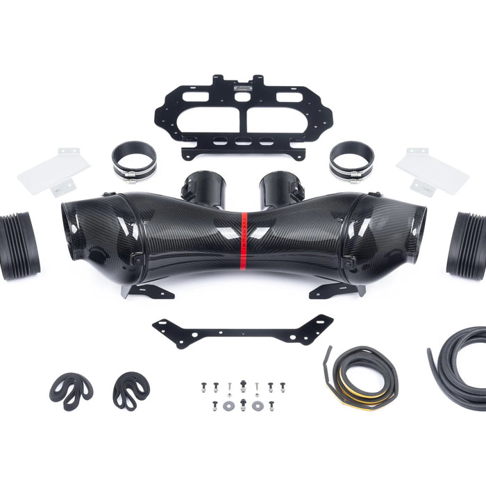Eventuri carbon fiber intake system for the C8 Chevrolet Corvette Z06 LT6