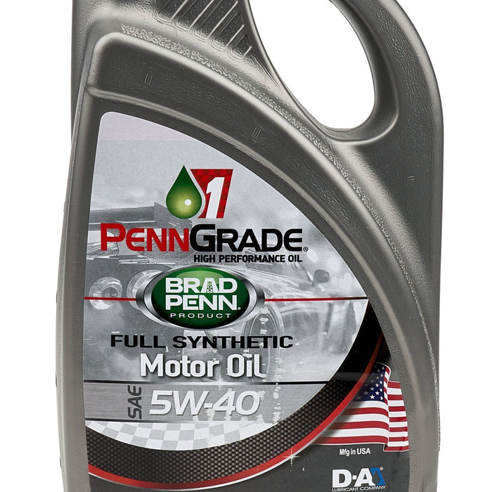PennGrade 1 Full Synthetic 5W-40 high-performance motor oil