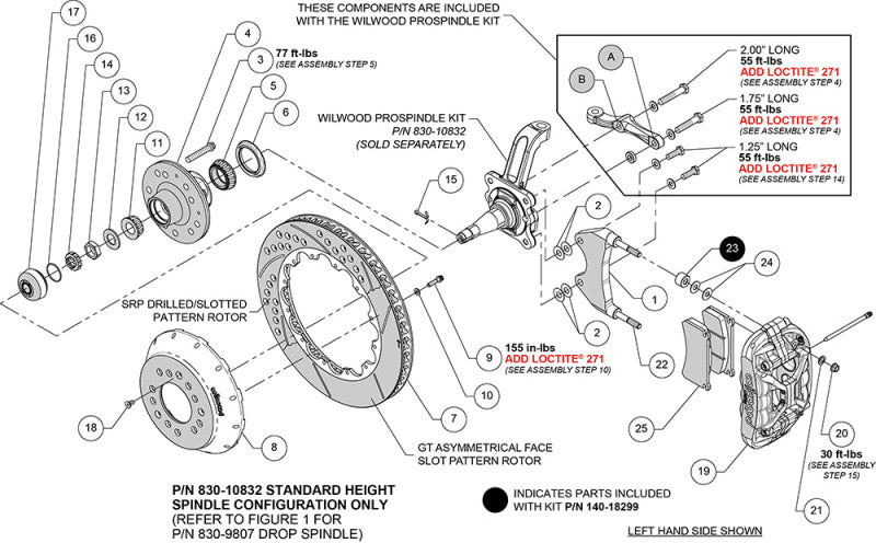 Wilwood XRS6R high-performance brake kit with XRS caliper and rotor