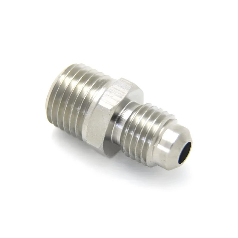 Nitrous Outlet 1/4" NPT x 4AN Straight Fitting - Male/Male