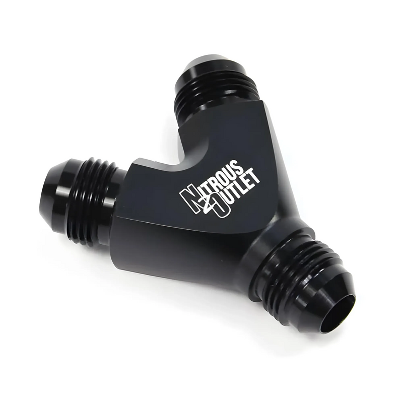 Nitrous Outlet 8AN x 8AN x 8AN Y Fitting - Male/Male/Male