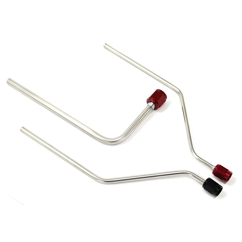 Nitrous Outlet Pontiac 78mm 2004 GTO Hard-line Kit - Solenoids To plate, Fuel Adapter To Solenoid