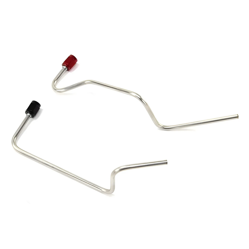 Nitrous Outlet GM 90mm 2007-2013 Truck Hard-line kit - Solenoids To Plate