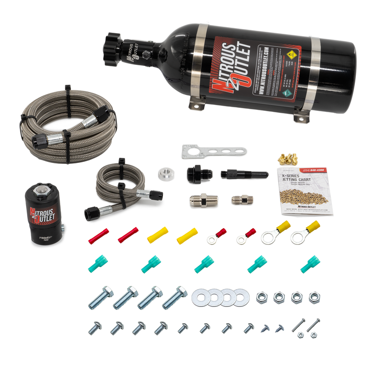 Dry Single Nozzle Boost-N-Juice System (35-300 HP) (5lb Bottle)