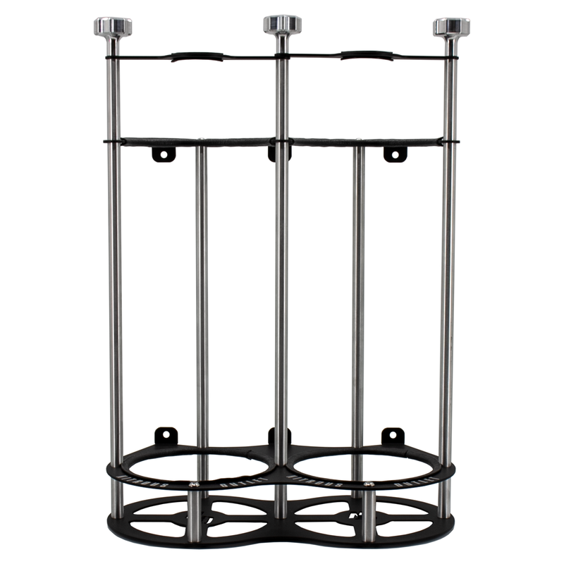 Nitrous Outlet Race-Light Dual 15lb Bottle Bracket - Vertical