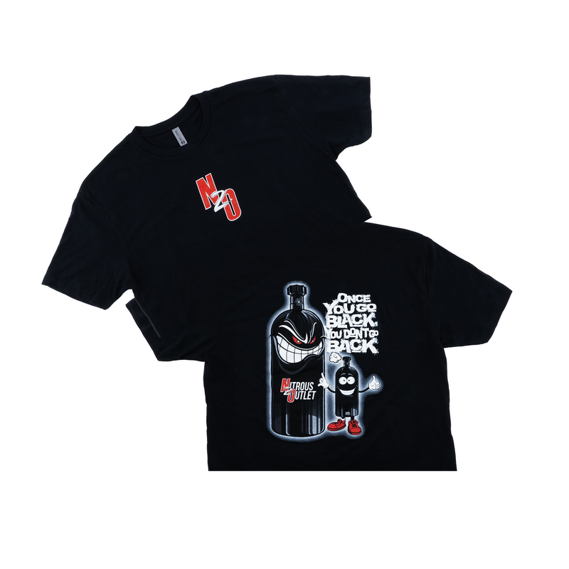 Nitrous Outlet "Once You Go Black You Don't Go Back" T-Shirt - 2X-Large/Black