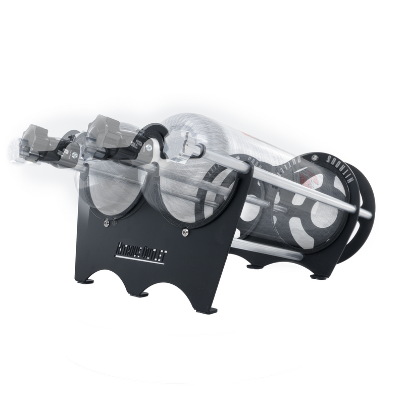 Nitrous Outlet Race-Light Dual 12lb Bottle Bracket - Horizontal