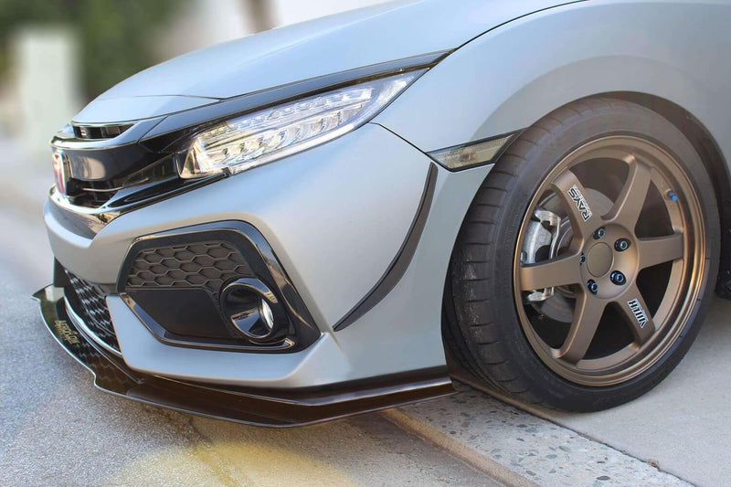 2017-2021 Honda Civic Splitter V1 ([Hatchback, Si Coupe, Si Sedan] )