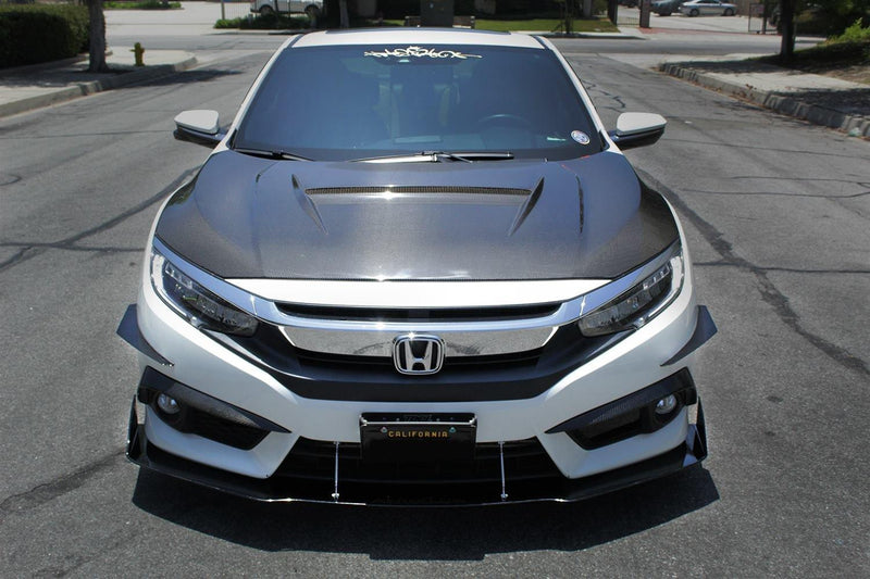 2016-2019 Honda Civic Splitter V2 ( Coupe )