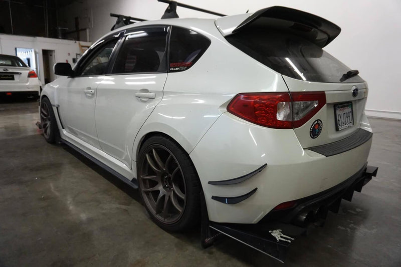 2011-2014  Wrx/Sti Rear Bumper Canards V1 (Hatchback Only)