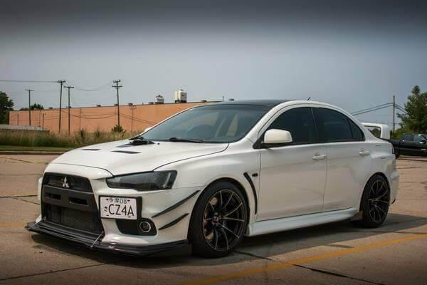 2007-2015 Mitsuibishi Evo X Canards V1