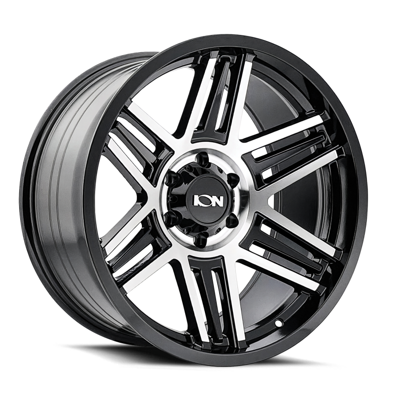 ION Type 147 17x9 / 5x127 BP / 0mm Offset / 78.1mm Hub Black/Machined Wheel