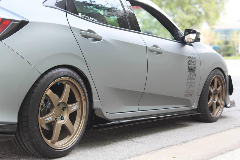 2017-2021 Honda Civic Side Skirt Extension (Civic Hatch/Sedan Type-R) V1