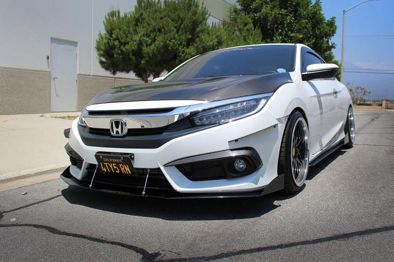 2016-2019 Honda Civic Splitter V2 ( Coupe )