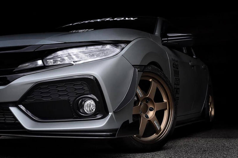 2017-2021 Honda Civic Splitter  ([Hatchback, Si Coupe, Si Sedan] ) V2