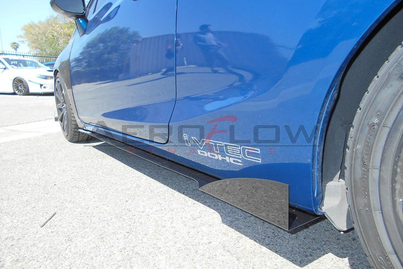 2012-2015 Honda Civic Si Side Skirt Extension V2 (Coupe)