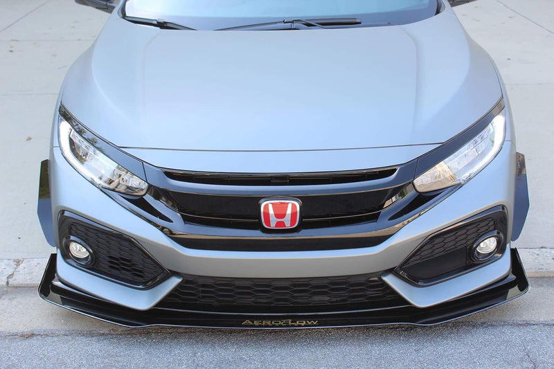 2017-2021 Honda Civic Splitter V1 ([Hatchback, Si Coupe, Si Sedan] )