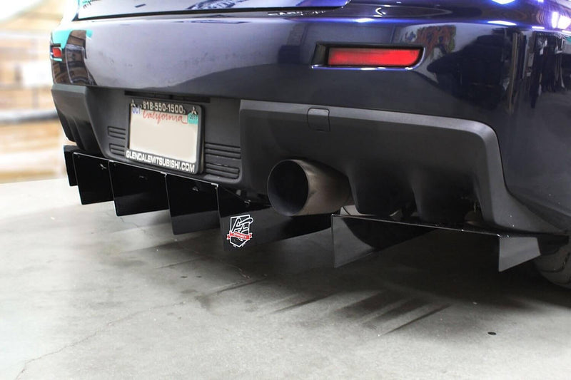 2007-2015 Mitsuibishi Evo Rear Diffuser V2