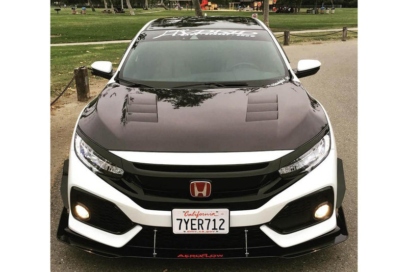 2017-2021 Honda Civic Splitter  ([Hatchback, Si Coupe, Si Sedan] ) V2