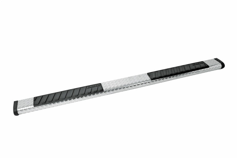 Dee Zee Universal Tubes - 6In Oval - Brite Tread Aluminum (ExtCab)