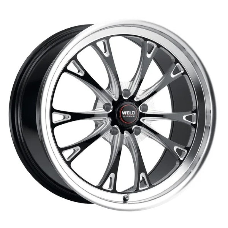 Weld S908 17X10 Belmont Drag Beadlock 5X127 ET38 BS7.00 Gloss Black MIL Dia 71.5