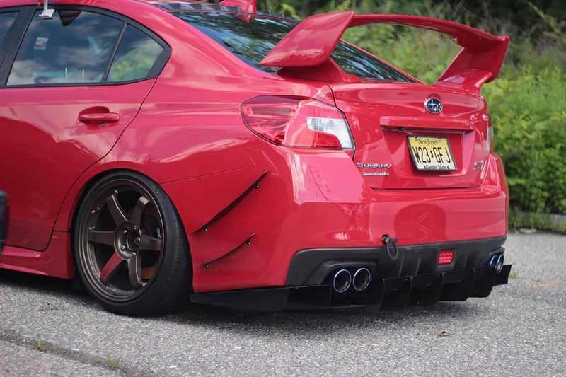 2015-2021 Subaru Wrx/Sti Rear Bumper Canards V1
