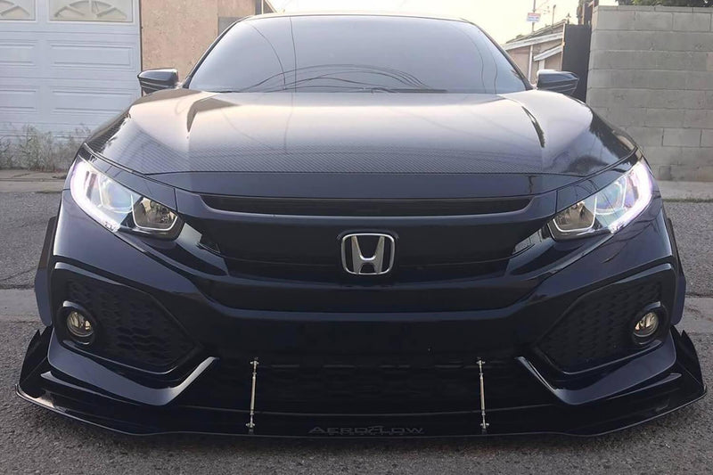 2017-2021  Honda Civic V1 Canards (Hatchback, Si Coupe, Si Sedan)
