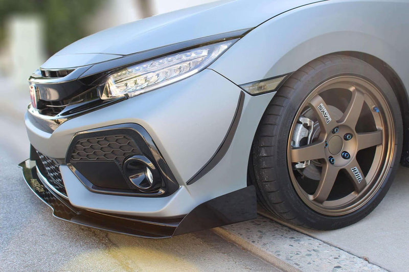 2017-2021 Honda Civic Splitter  ([Hatchback, Si Coupe, Si Sedan] ) V2