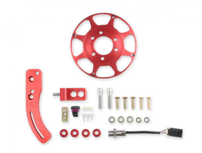 MSD Crank Trigger Wheel Kit - Flying Magnet - Hall-Effect  - BBC - 8 in.