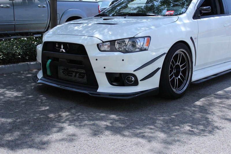 2007-2015 Mitsuibishi Evo X Canards V1