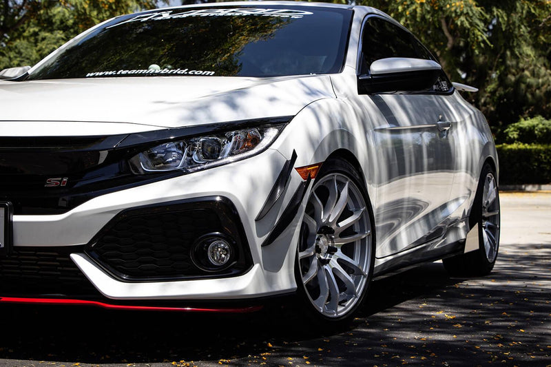 2017-2021 Honda Civic V2 Canards (Hatchback, Si Coupe, Si Sedan)