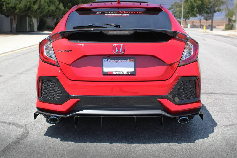 2017-2021 Honda Civic Rear Diffuser (Hatch [Non Sport] )