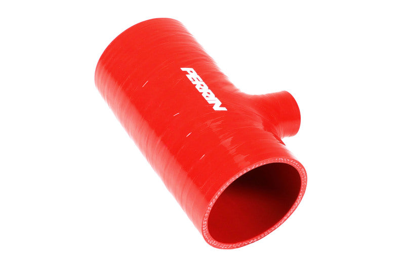 Perrin [22-24 WRX] Red 3in Turbo Inlet Hose w/ Nozzle | Short