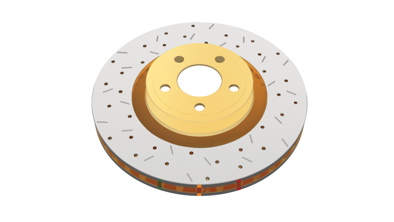 DBA 97-06 Acura Integra Type R Rear 4000 Series Drilled & Slotted Rotors