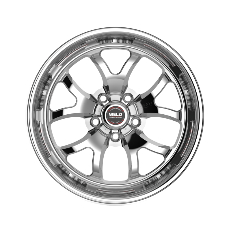 Weld S76 18x10 / 5x114.3 / 7.1 BS / 3.18 HB - Polished Center - Polished Shell - Non-BL Wheel