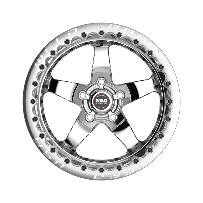 Weld S71 Beadlock 15x9/5x114.3/6.5 BS/3.18 HB-Polished Center-Polished Shell-Polished SBL MT Wheel