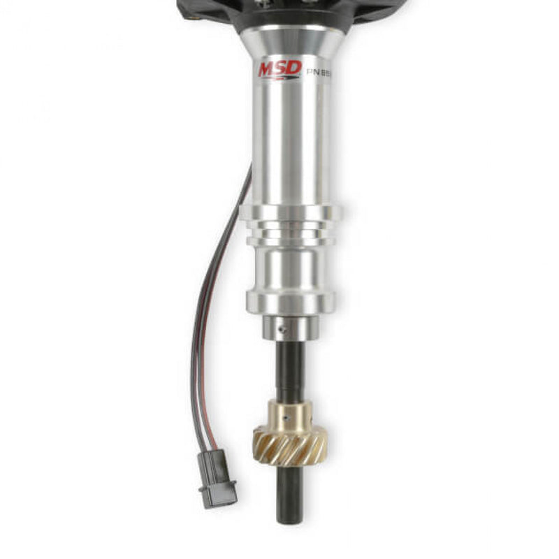 MSD Billet Distributor - Ford - Small Block V8 - Bronze Gear