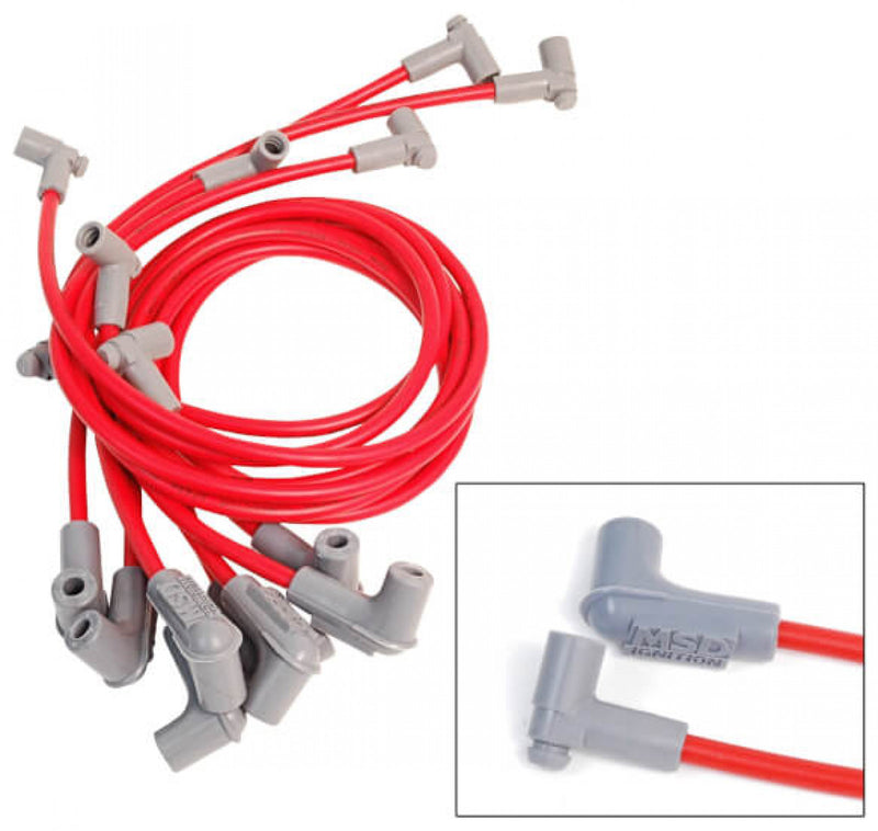 Red Super Conductor Big Block Chevy for use with Low Profile Distributor
