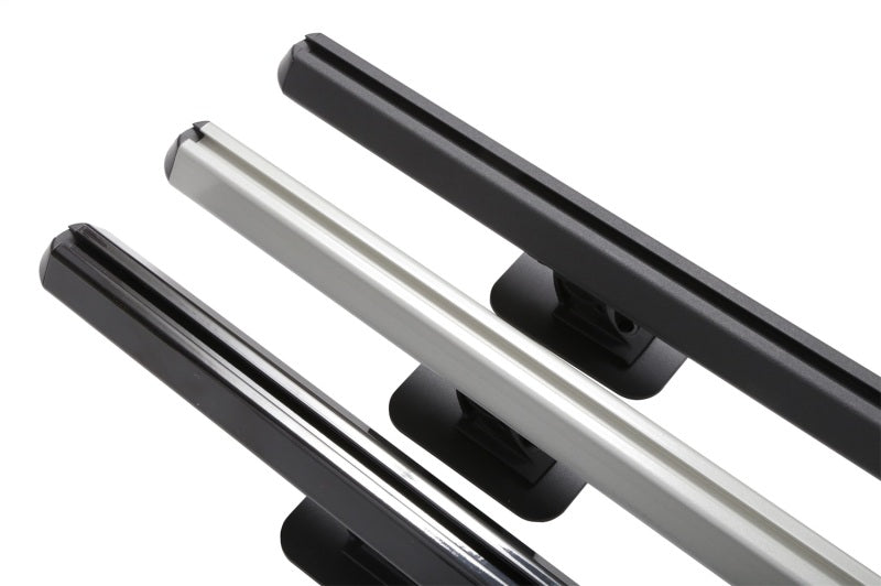 Dee Zee 14-23 Chevrolet Silverado Hex Series Side Rails - Gloss Black 8Ft Bed