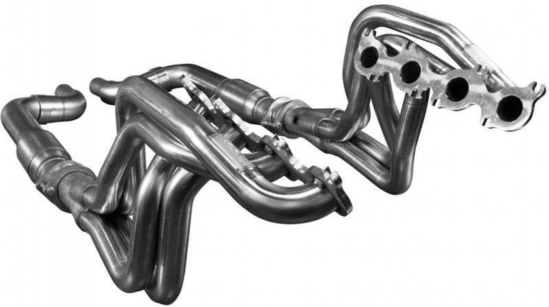 Kooks 15-24 Ford Mustang GT/Dark Horse V8 5.0L 1-7/8in SS Headers w/ GREEN Catted Connection Pipe