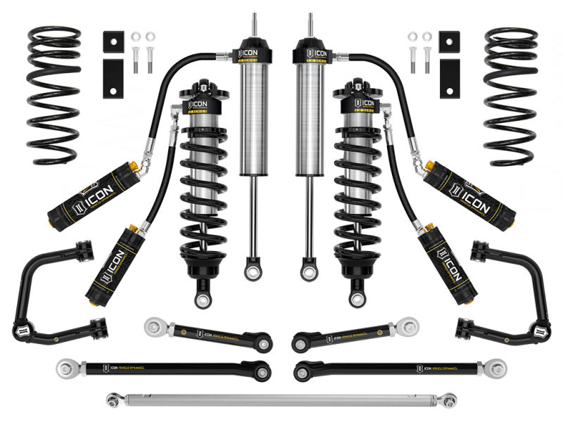 ICON 23-24 Toyota Sequoia 3-4.25in Stage 2 3.0 Suspension System - Tubular