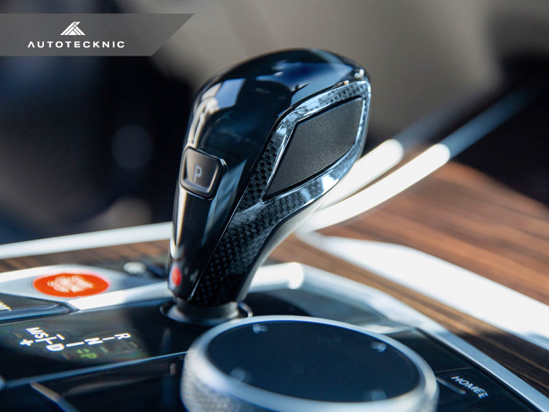 AutoTecknic Carbon Fiber Gear Selector Side Trims - G01 X3 LCI | G02 X4 LCI