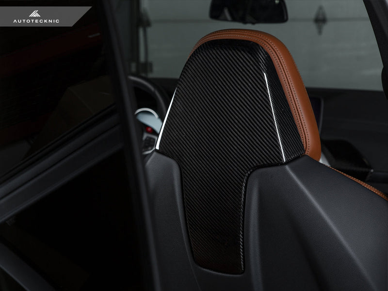 AutoTecknic Dry Carbon Seat Back Cover Set - F97 X3M | F98 X4M