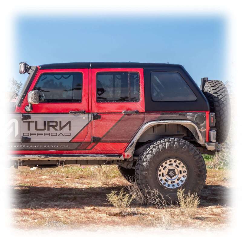 Turn Offroad 2007-2018 Jeep JK 4 Door Fastback Hardtop 2 Piece