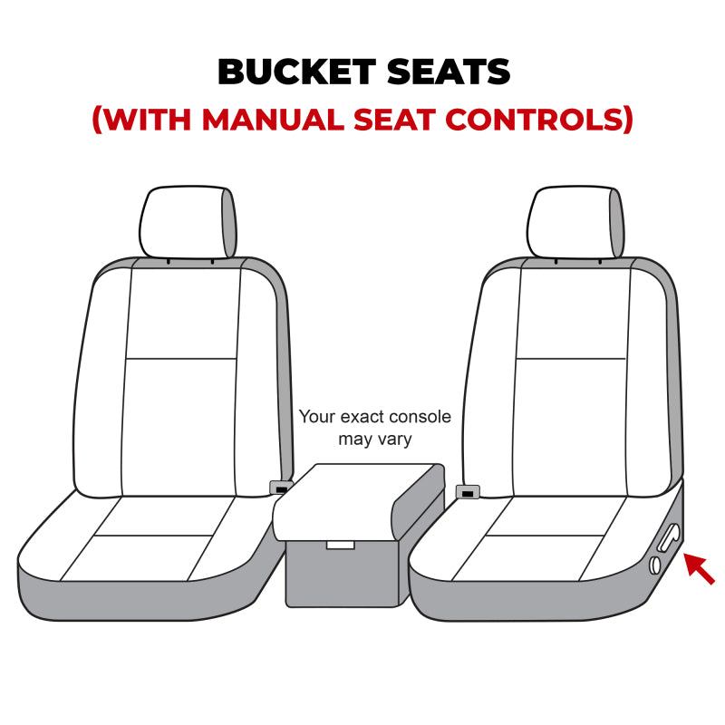 Covercraft 07-13 Toyota Tundra Carhartt Super Dux SeatSaver Custom Front Row Seat Covers - Black