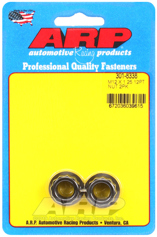 ARP M12 X 1.25 12pt nut kit