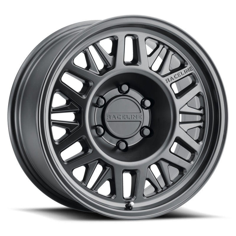 Raceline 451B Ryno TR 18x9in / 6X139.7 BP / 0mm Offset / 106.1mm Bore - Satin Black